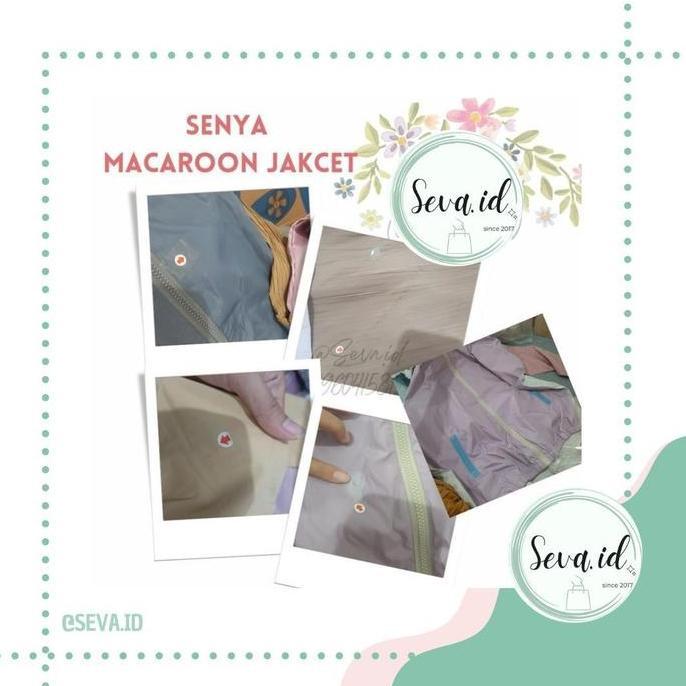 Senya Macaroon Jacket Series Defect Minor Jaket Colorblocks Senya sale