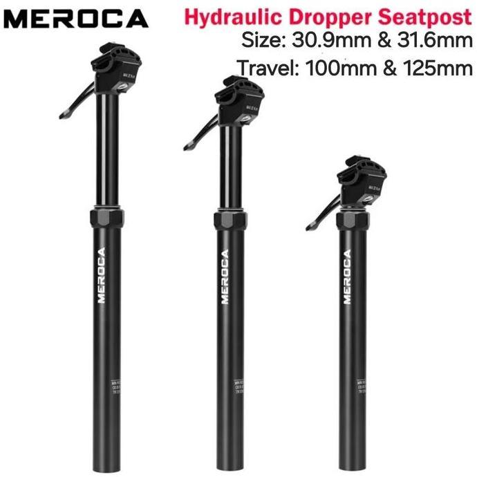 Promo Meroca Dropper Seatpost Hydraulic Hidrolik Seatpost Sepeda Diskon