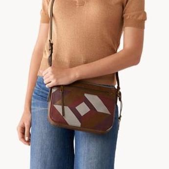 Tas Wanita Branded Fossil Farrah Crossbody Bag 100% Orinal