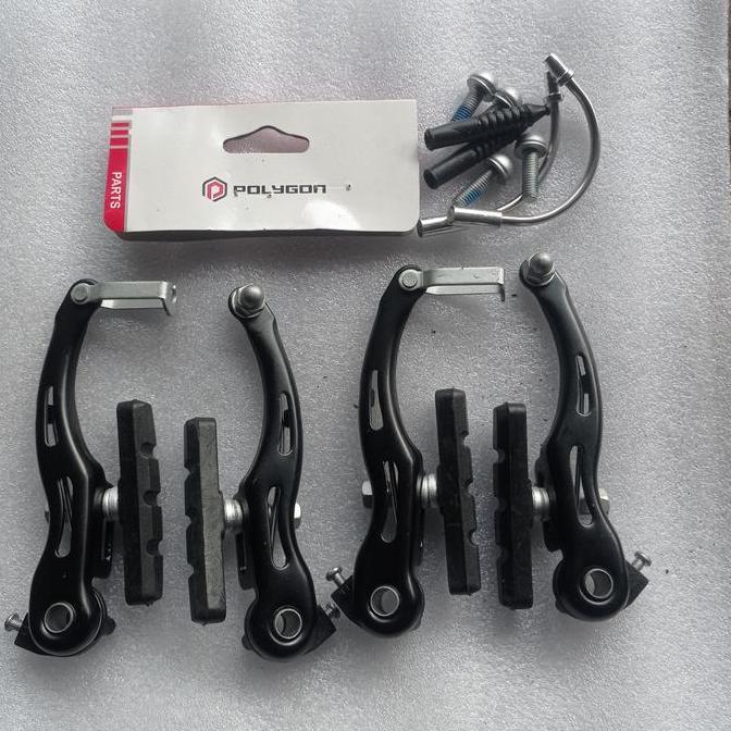 Promo rem v brake set vbrake caliper POLYGON MONARCH sepeda mtb lipat bmx Diskon