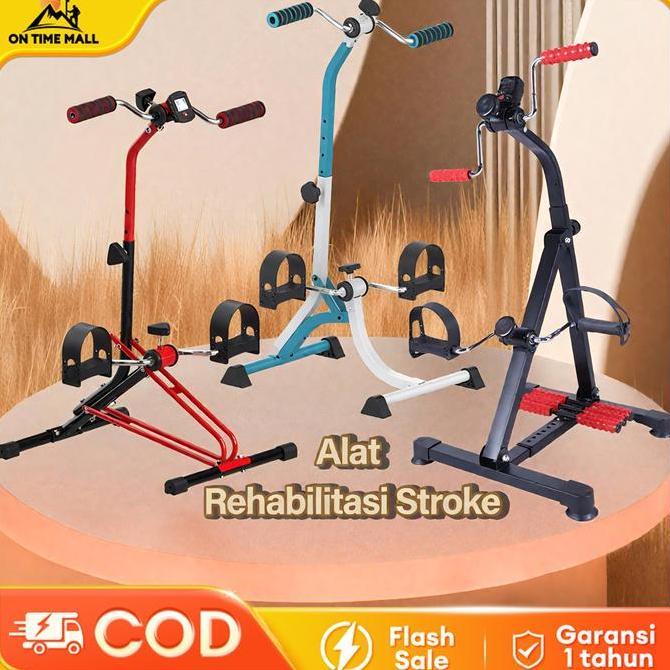OTM Alat terapi stroke Alat terapi stroke kaki dan tangan Sepeda Statis Olahraga Gym Fitness Terapi 