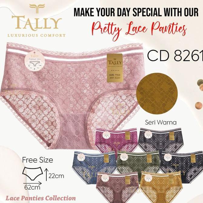 Murah celana dalam cd brokat 8261 Wanita Brokat Cd Transparan TALLY CD 8261 Non COD