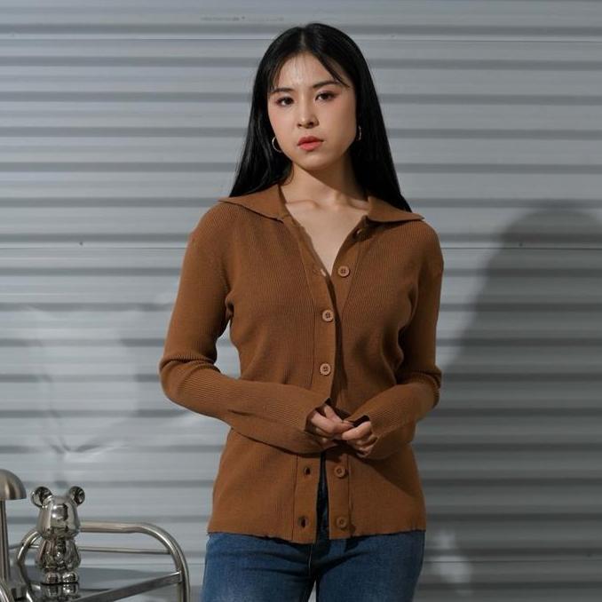 SUETERCLOTH - Julie Knit Top / Top Knit Wanita / Blouse Knit / Atasan Wanita Knit/Cardan Wanita deng