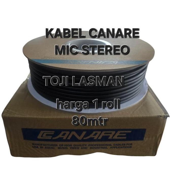 ( KABEL MIC CANARE 1 ROLL )    use for  CABLE MICROFON MIXER GITAR XLR AKAI SPIKON geisler  kitani b