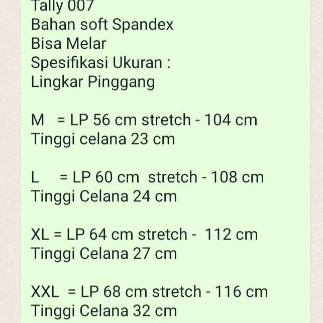 Murah CD wanita sepinggang Seamles Tally 007 Bahan Licin Melar Tanpa Jahitan Non COD