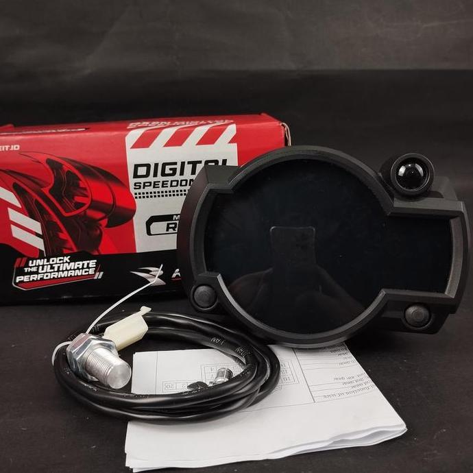 SPEEDOMETER KOSO RX2N FULL INDIKATOR DIGITAL SPEDO SPIDO KOSO RX2N SET PANGKON CNC RIDE IT GEN-02 OR