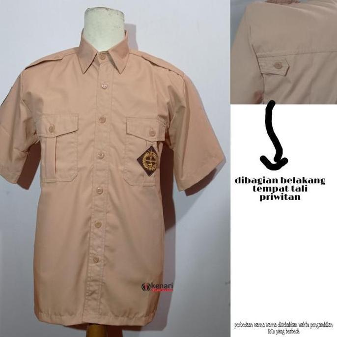 New- BAJU PRAMUKA PRIA SMP - SMA SIZE XS SAMPAI JUMBO