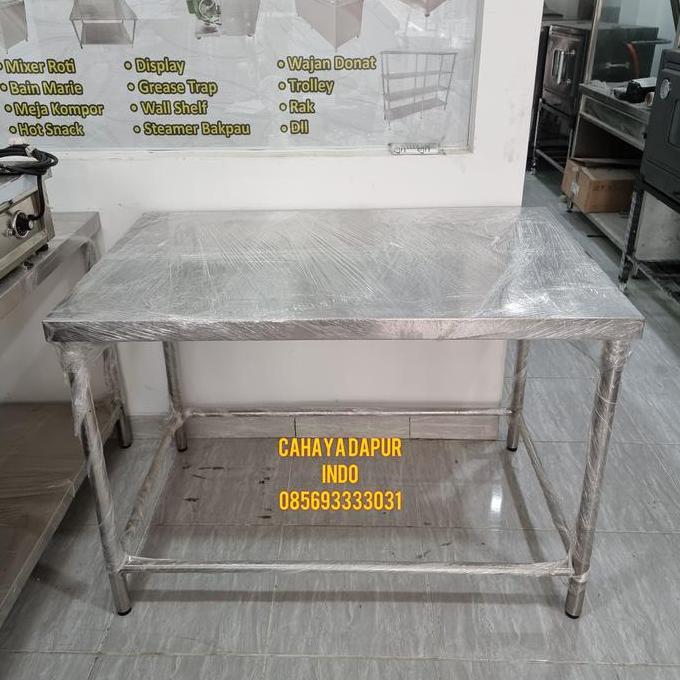New- meja stainless steel / Meja Dapur / Meja Restoran / meja Cafe /bakery
