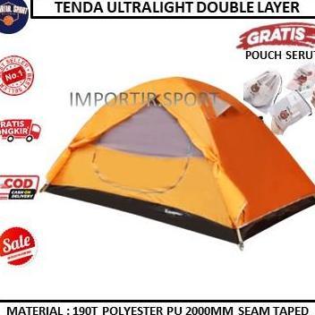 Terlaris Tenda Camping 2 Orang - Tenda Ultralight Double Layer - Tenda Bessport