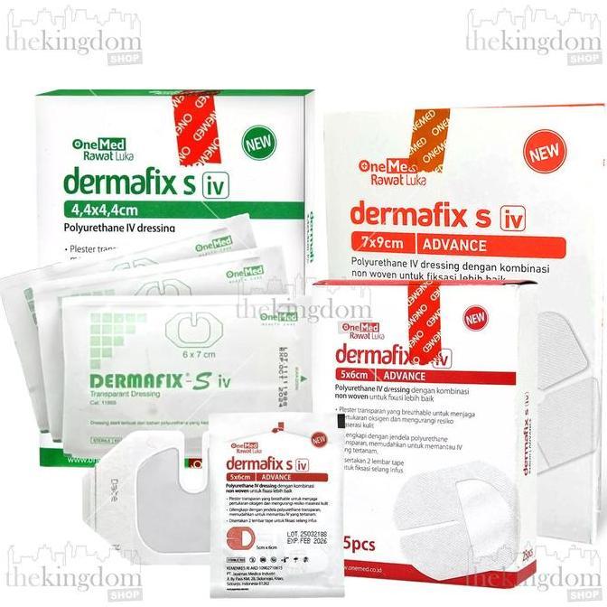 BEAM Onemed Dermafix S IV Advance Transparent Plaster Wound Dressing Plester Perban Transparan Banda
