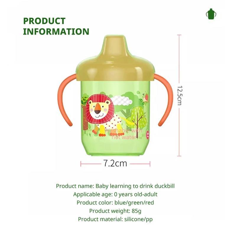 BestPromo Botol Minum Anak Bayi Training Cup / Sippy Cup 260 Ml Karakter Minum Bayi 6 Bulan Mpasi/Se
