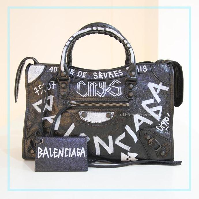 Balenciaga Classic City Graffiti Small