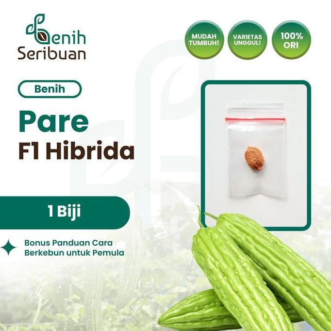 1 Benih Pare F1 Hibrida Pahit Besar Sayuran Unggul Bibit Tanaman Sayur