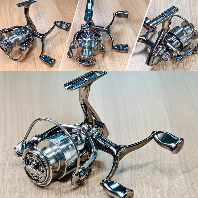 Sougayilang [COD] Reel Pancing Metal Power Handle Two-Way 12+1BB Max Drag 22LB Katrol Kerekan Alat P