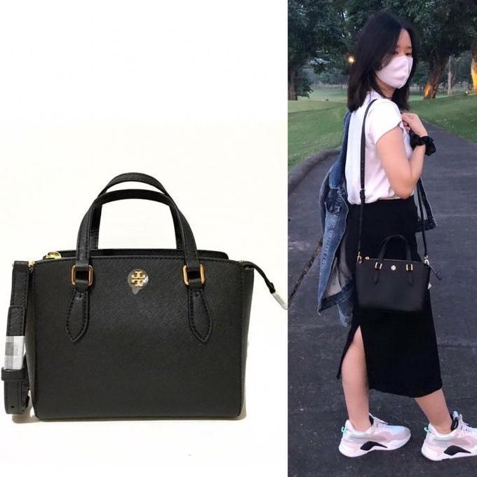TB emerson mini top zip tote Black (pelunasan)