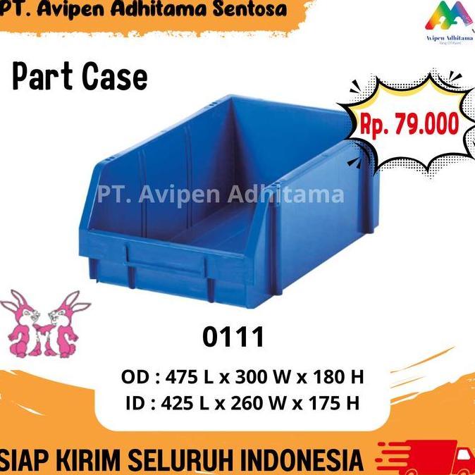 Spare Part Case Type 0111 Rabbit/Keranjang Sparepart/Kotak Perkakas/Kotak Aksesoris/Kotak Baut/Jolly
