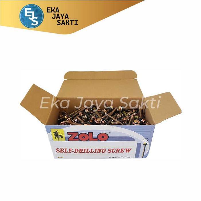 Baut Roofing Zolo / Sekrup Baja Ringan Original Dan Terpercaya