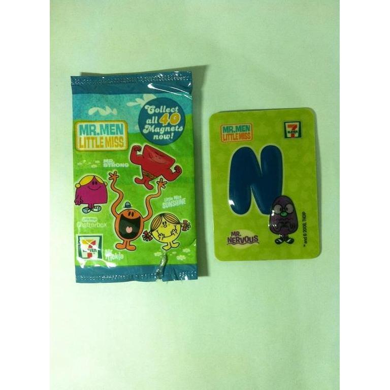 THOIP. Mr. Men Little Miss Magnets - N. Nervous by 7-Eleven 2009
