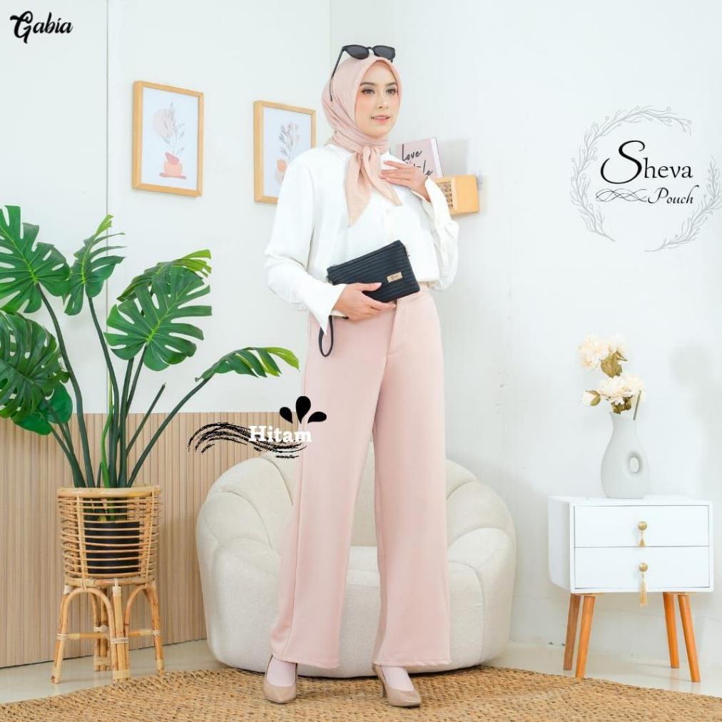 Termurah` Official Sheva By Gabia Cluth/Dompet Wanita Canti Elegant Waterproof