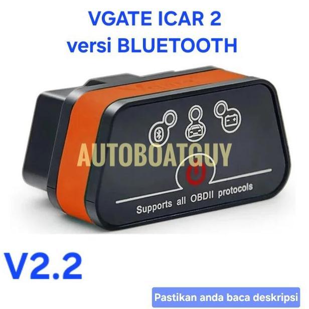 Vgate Icar 2 Obd2 Elm327 Bluetooth Scanner Mobil Obd Reader Icar2