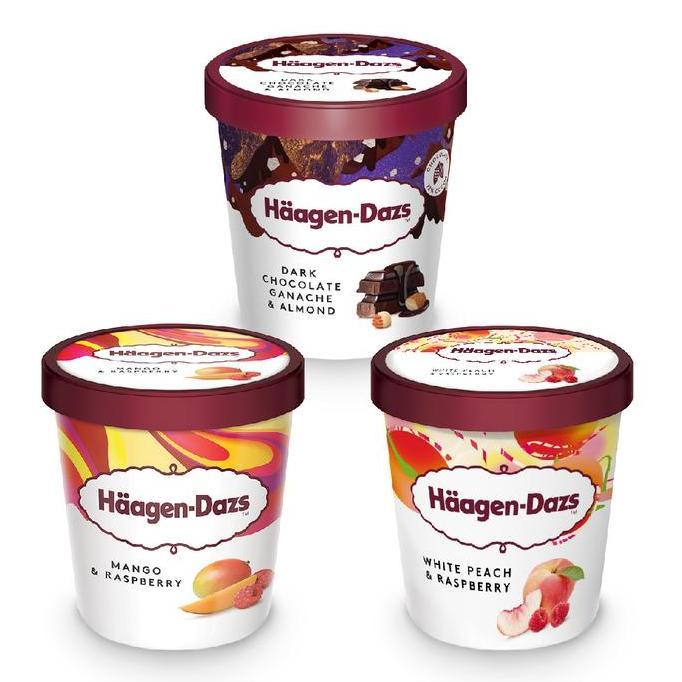 Haagen-Dazs Ice Cream Pint 473ml (per pcs)