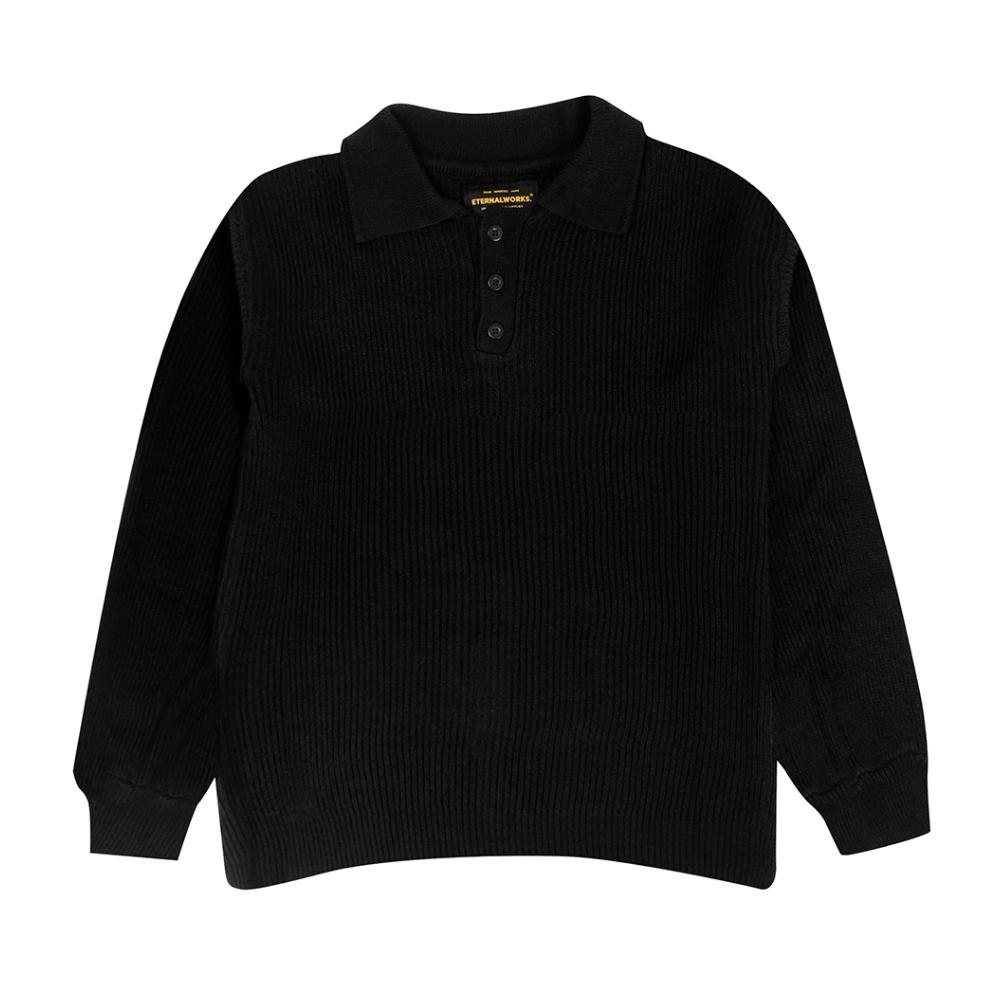ETERNALWORKS - Polo Knitwear Black