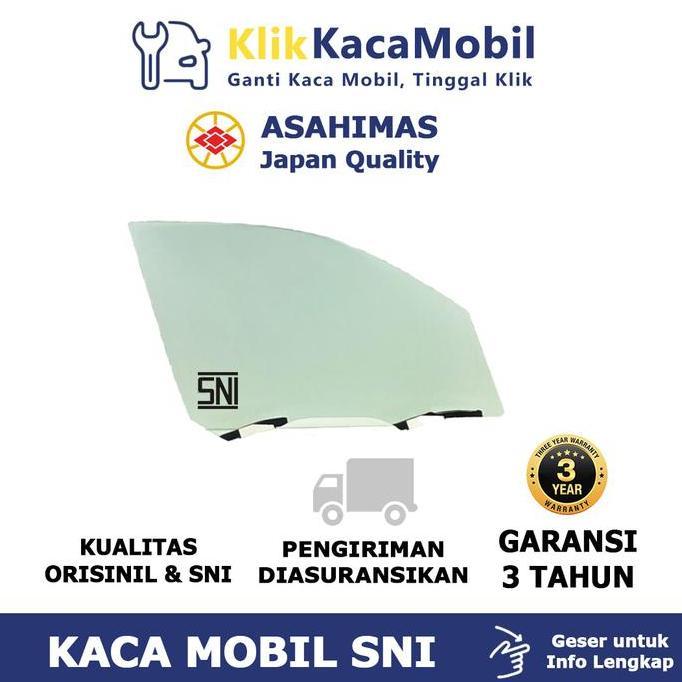 Promo Kaca Pintu Depan Kiri Kaca Mobil Mitsubishi L300 - Asahimas Bergaransi Diskon