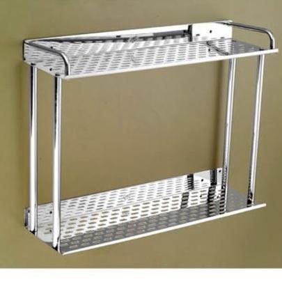 rak 2 susun stainless tempat sabun 40cm