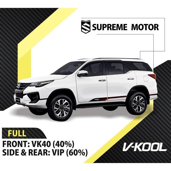 Promo Kaca Film Mobil Full V-Kool Toyota Fortuner VK40 + VIP Diskon