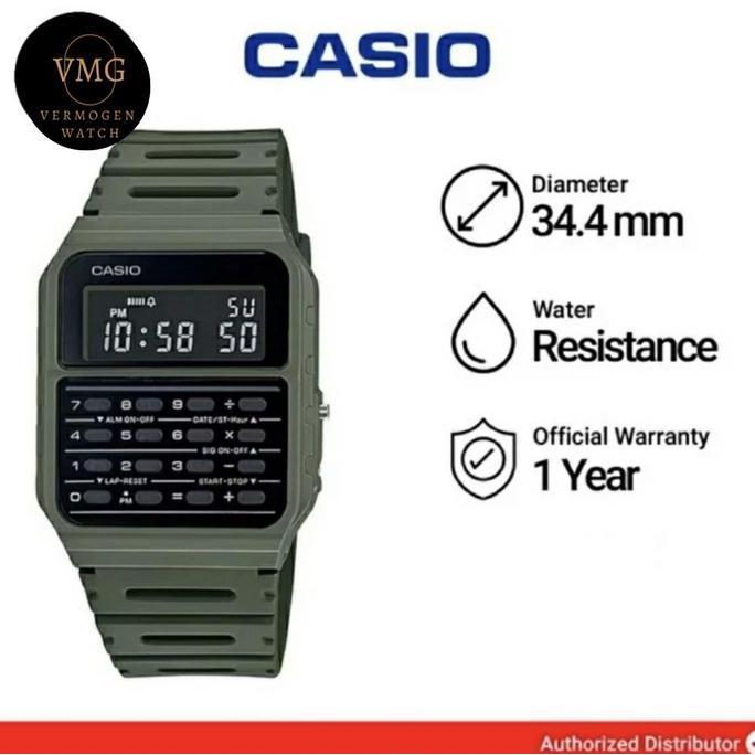 Jam Tangan Casio Kalkulator CA-53WF-8B Original & Bergaransi