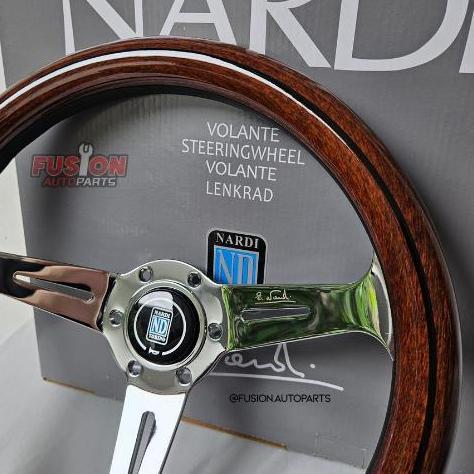 Promo Nardi Wood Chrome Stir Kayu Celong Nardi Torino Klasik Classic Stir Mobil Klasik Diskon