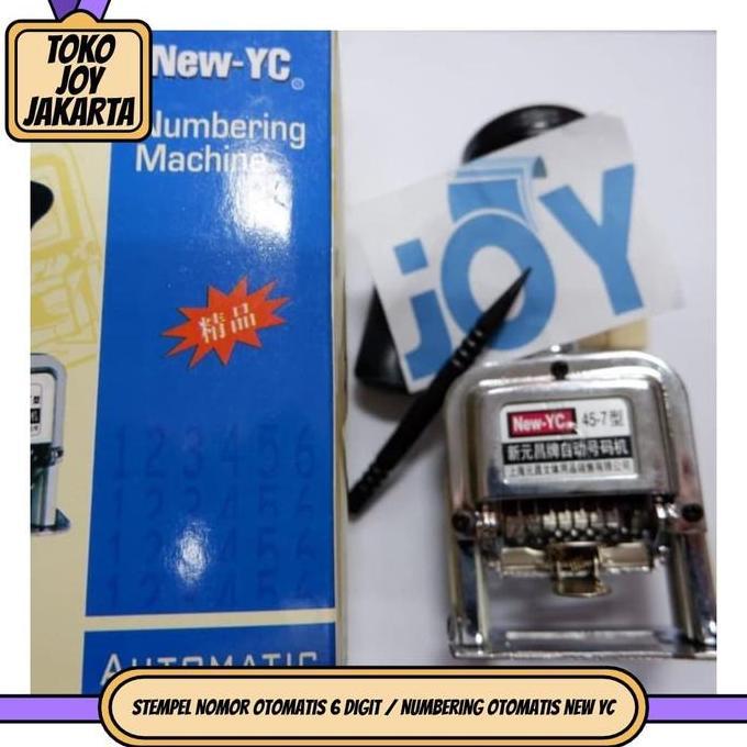 Stempel Nomor Otomatis 6 digit / Numbering Otomatis new yc