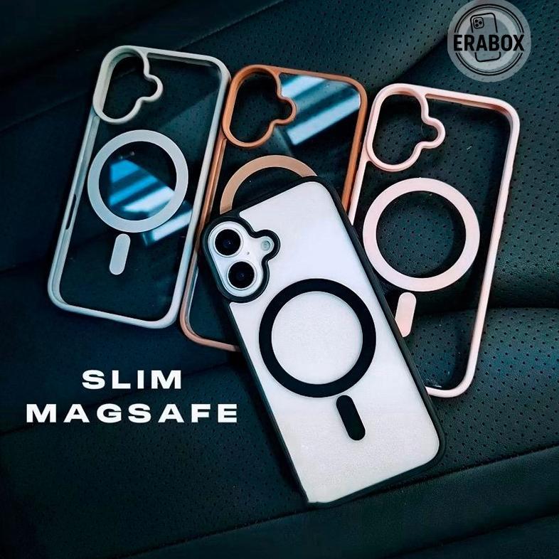 CUCI GUDANG [+PACKING BOX] SERI 16 DESERT - NATURAL TITANIUM HYBRID CLEAR HD MAGSAFE CASE COMPATIBLE