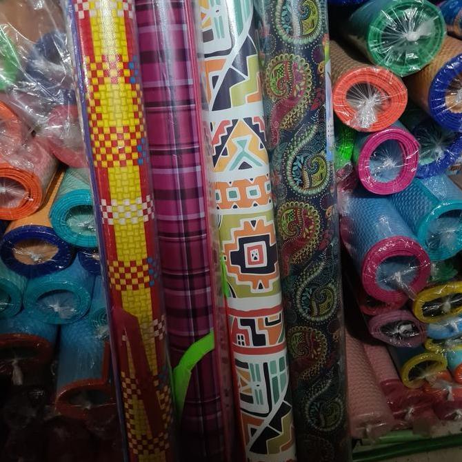 Karpet Tikar Spons Gulung Plastik Serbaguna 140 X 200 CM / Tiker Piknik Besar Tebal Awet 140X200CM