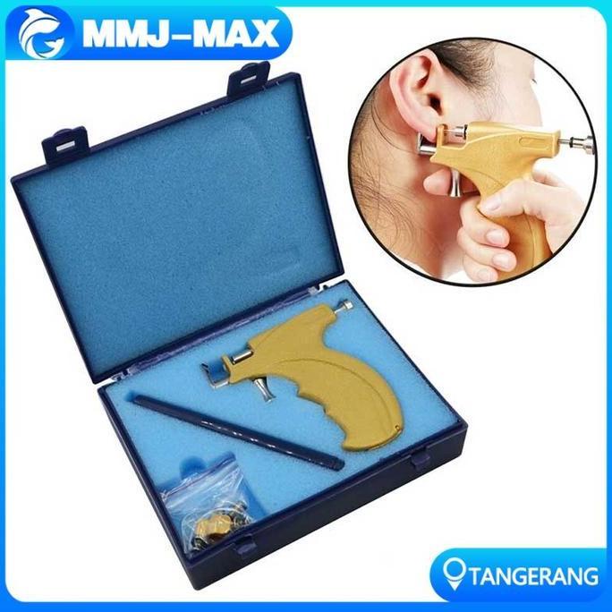 WODRUFT Alat Tindik Telinga Set Tindik Telinga Hidung Pusar Alat Keamanan Tindik Telinga
