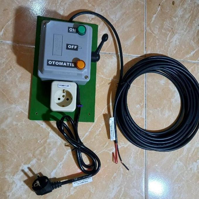 CALAVO Tuas Pemindah Saklar Listrik Pompa Air dari ON OFF Manual Ke Otomatis Radar Pelampung Toren