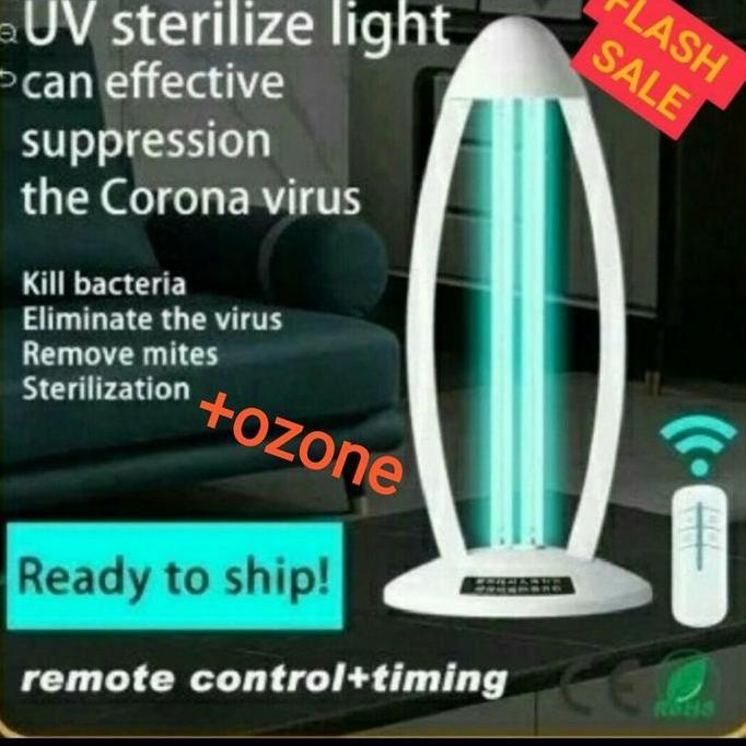 Lancar11- lampu uv sterilizer disinfection uv light 38w anti covid