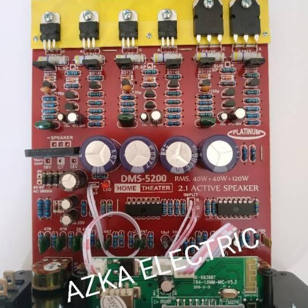 Best- Kit Power Amplifier Speaker Aktif 2.1 Channel MP3 Bluetooth