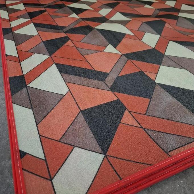 Karpet gambar bolak balik/Tikar spons 2 motif 180 X 200
