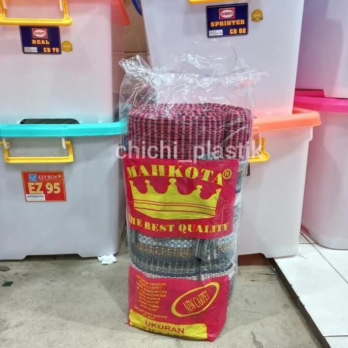 Tikar mahkota gulung LIPAT TENUN MAHKOTA PUSAKA FULL BENANG MAHKOTA RA