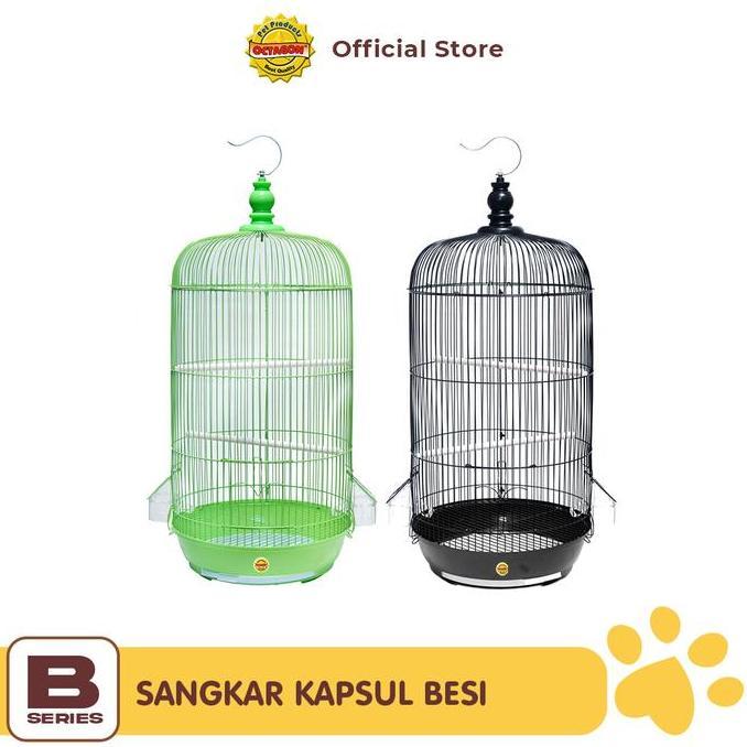 ASLI Kandang Octagon - Kandang Burung Bulat Dia.330cm | Sangkar Kapsul Pintu Bawah B-380 B-381 READY