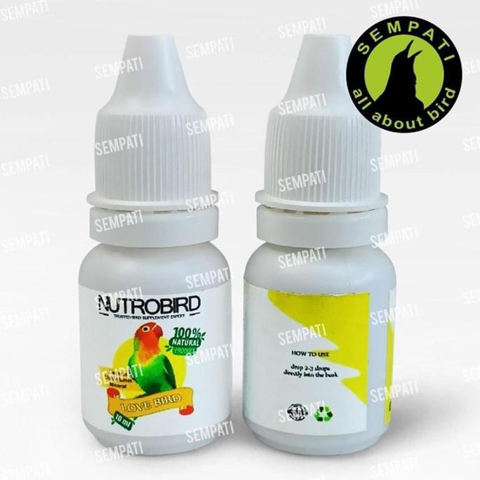 Nutrobird Lovebird Starling Suplemen Burung Obat Gacor Vitamin Love Bird Lb Ngekek Konslet Nolbr