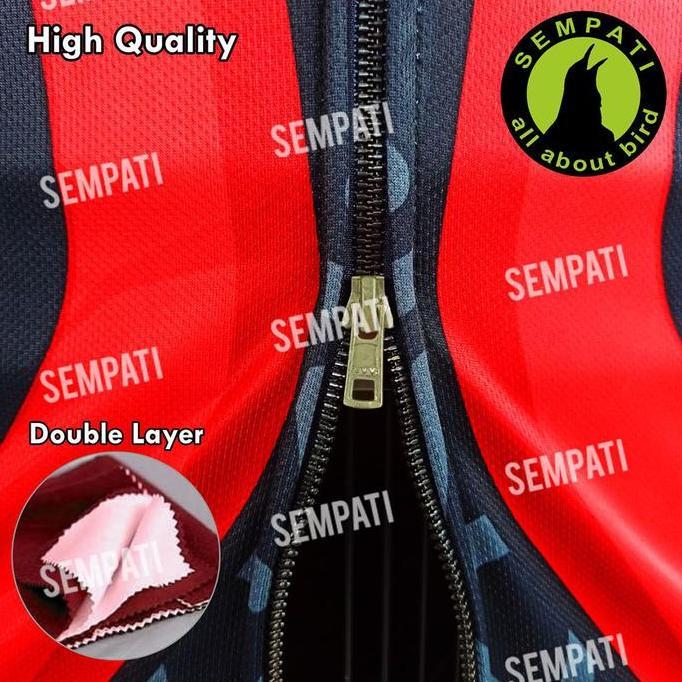 Krodong Sangkar Murai No 2 Bahan Jersey Premium Fullprint Design Motif Burung Murai Kerodong Krodong