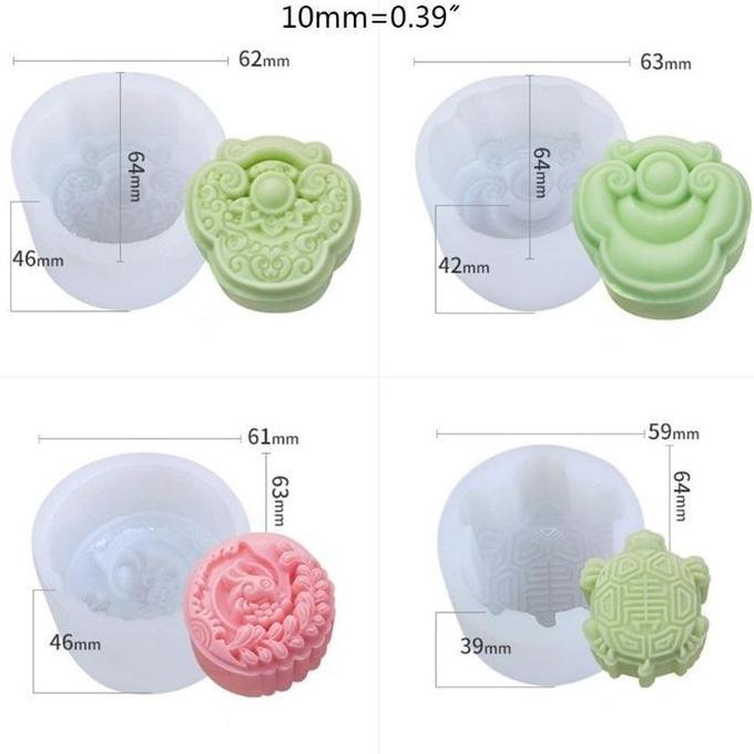 CETAKAN SILIKON MOONCAKE PUDDING CHINESE DESIGN