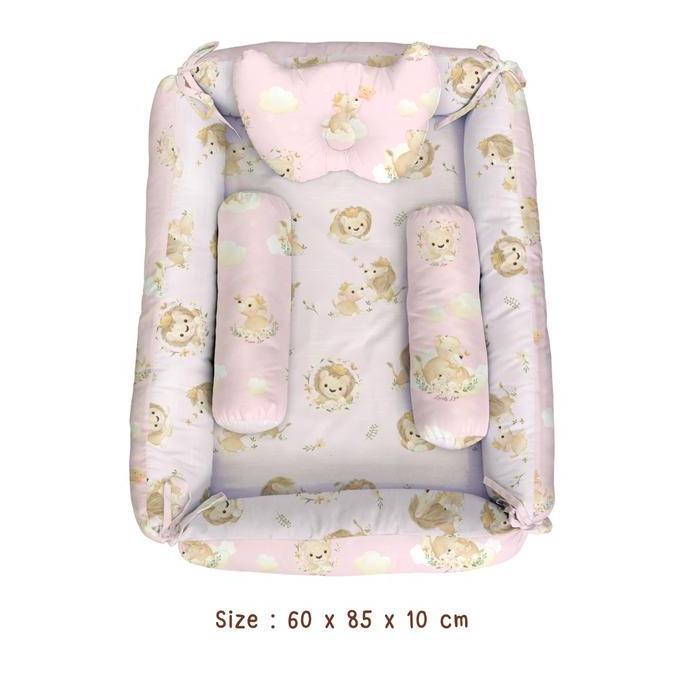 Obayito Kasur Kotak Bayi Set Kelambu Mini terbaik Promo Premium