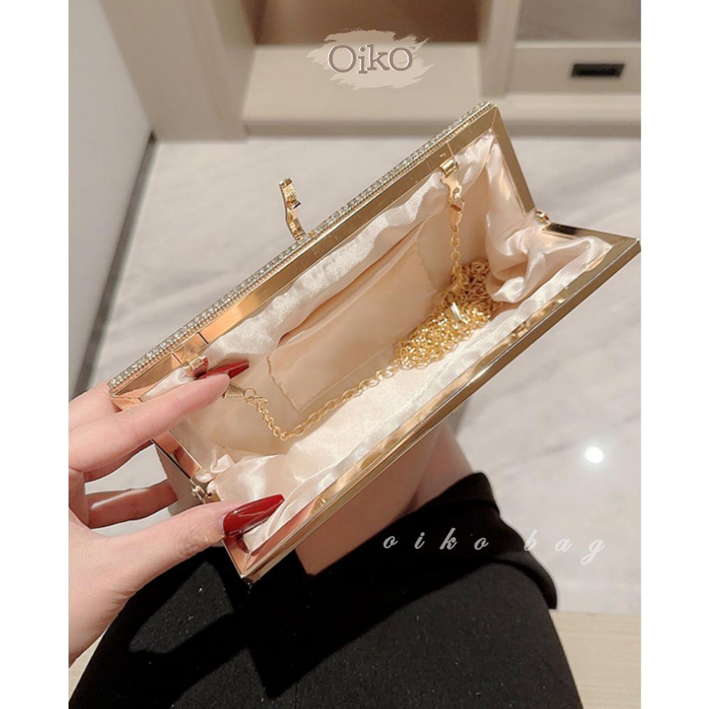 EXCLUSIVE` PROMO TAS PESTA WANITA IMPORT MEWAH OIKO JARA CLUTCH