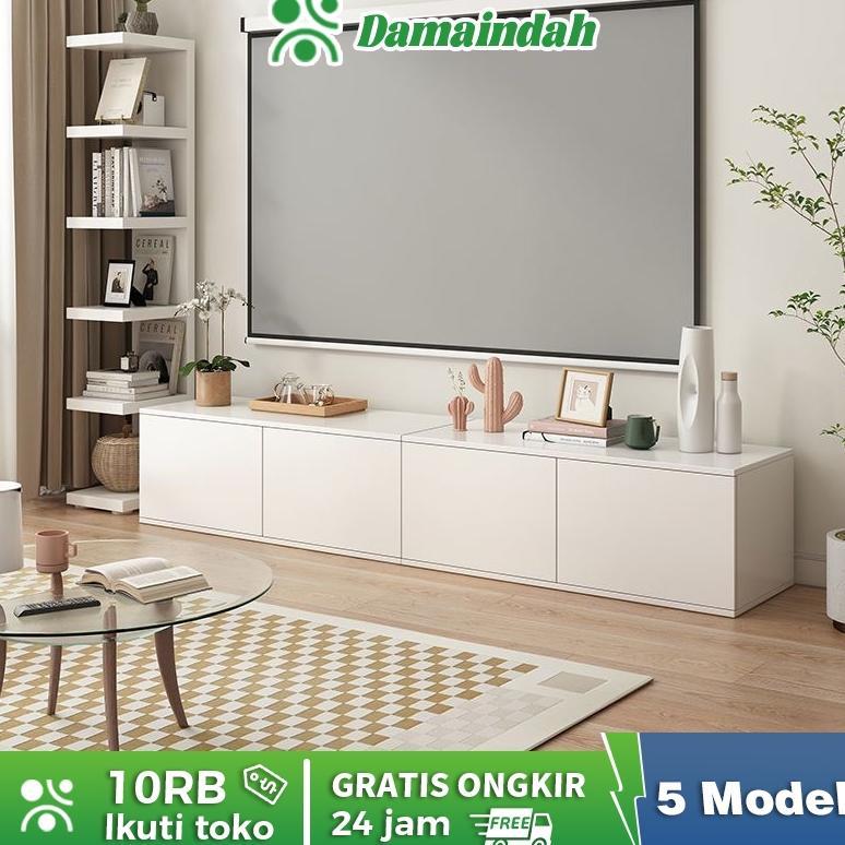 Damaindah Meja TV 240CM / Meja TV Gantung  / Kabinet TV / Meja TV Minimalis / Meja TV Minimalis Kabi
