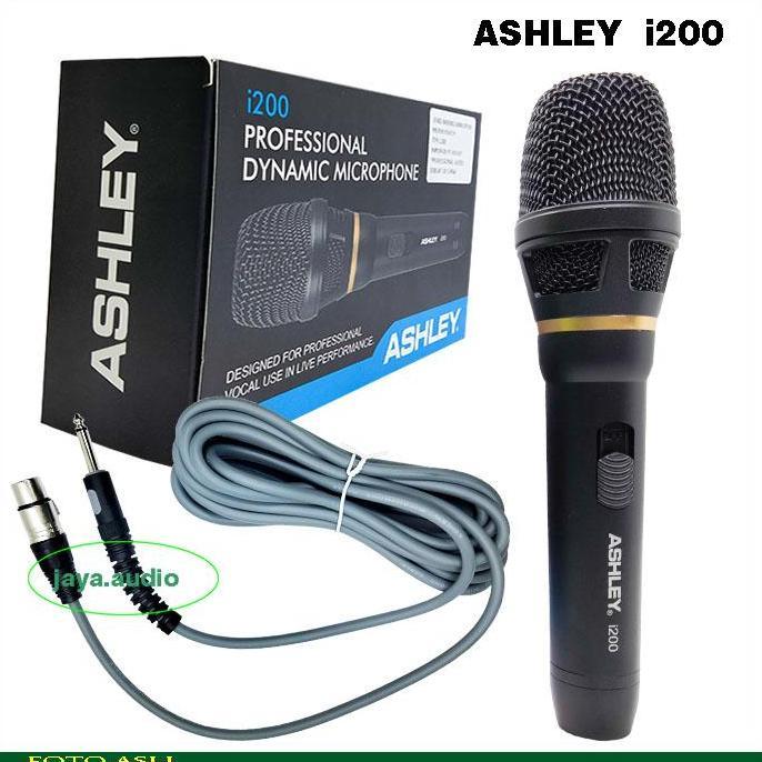Musiq- Mik Kabel Ashley I200 Mic Kabel Panjang Mikrofon Kabel Ashley Mik Vokal Suara Jernih