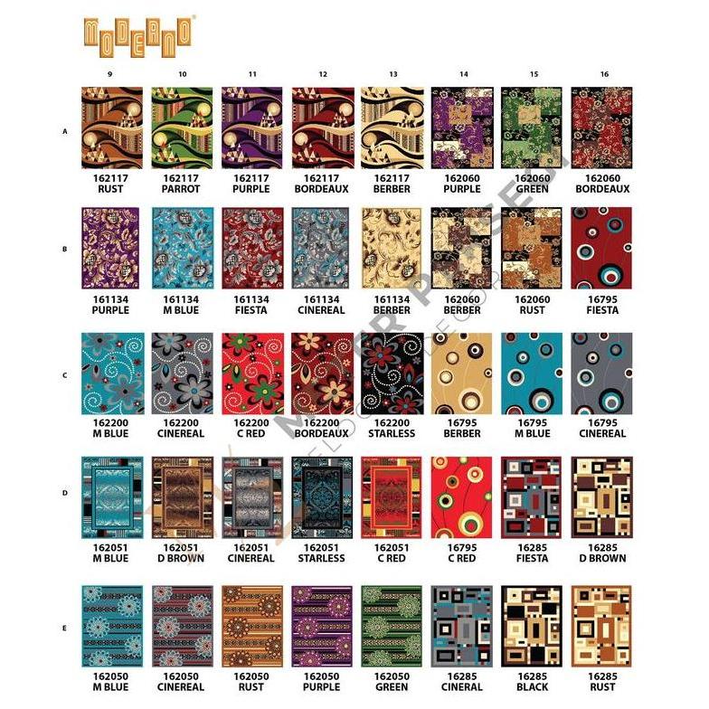 Karpet Moderno 190 X 260 cm