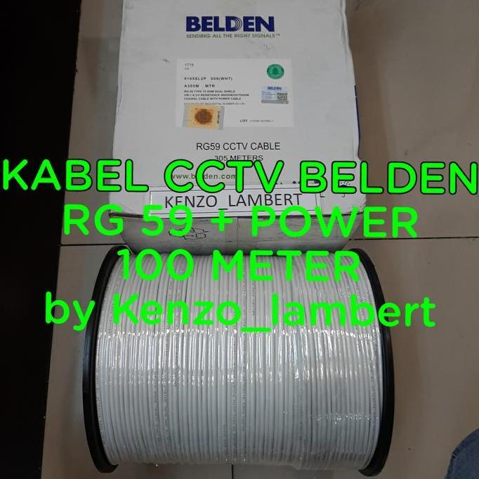 Kabel CCTV RG59 BELDEN 100meter / belden cctv / rg 59